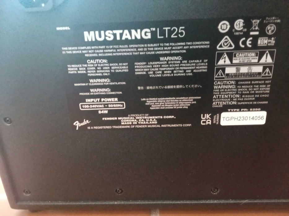 Amplificador Fender Mustang lt25