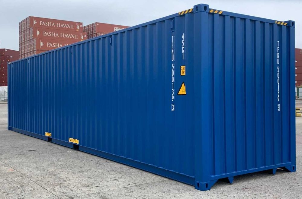 Kontener 40 High Cube – Suchy szczelny-Transport- Po jednej trasie