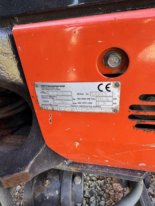 Mini giratoria kubota u 48