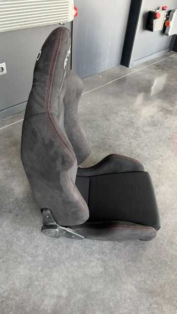 Baquet tipo Recaro em Alcantara Reclinável