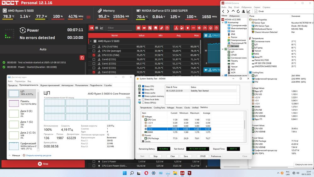 Блок живлення Deepcool DE600V2 на 600W