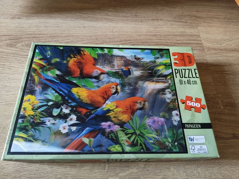Puzzle 3D 500 elementów