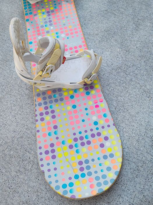 All-mtn deska BURTON BLENDER 145 cm z wiązaniami BURTON ! Serwis