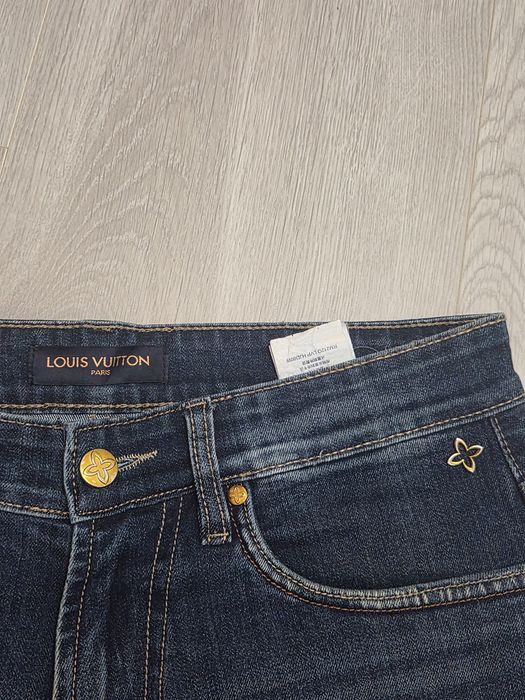 Louis Vuitton jeansy męskie logowana r.34