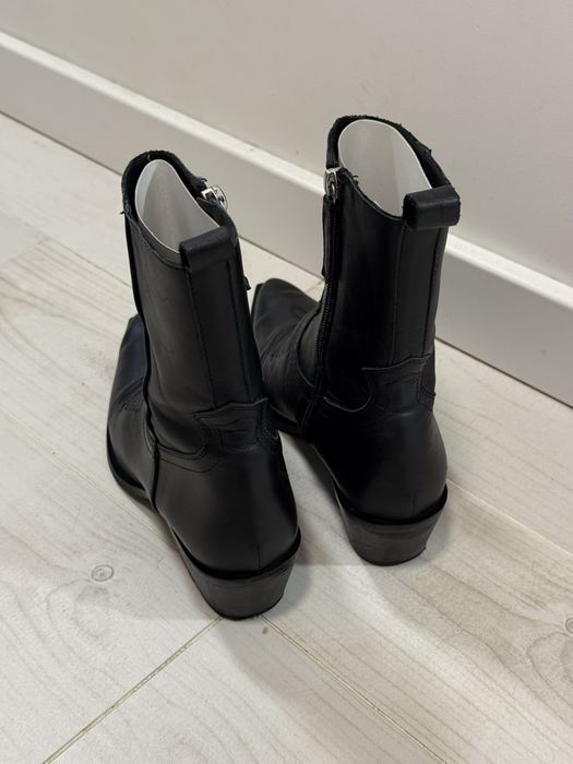 Шкіряні ковбойки козаки Zara