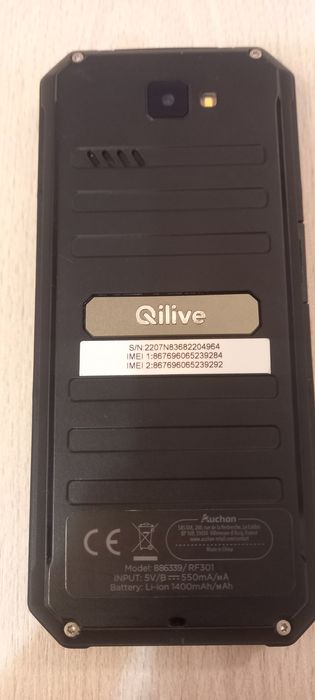 Pancerny telefon Qiliver 2,4" IP 68, Dual Sim