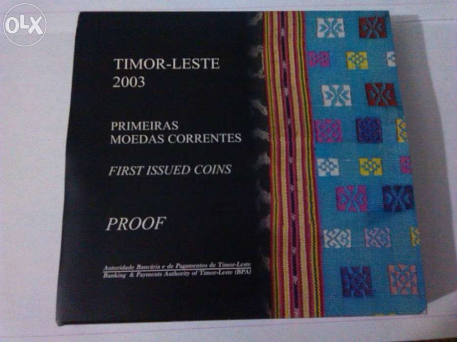 Coleção moedas em PROOF Timor Leste