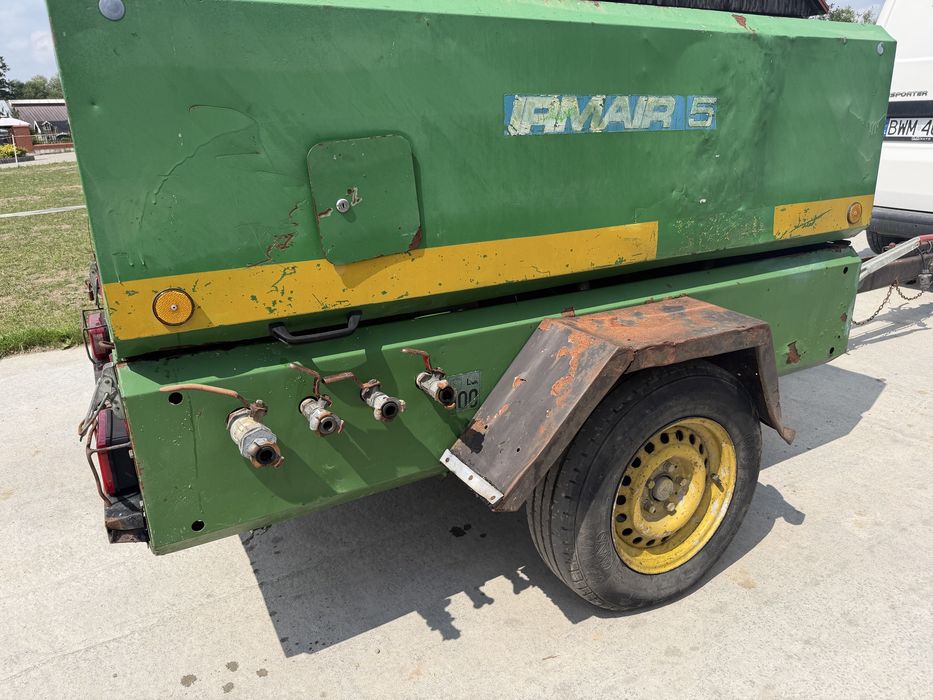 Kompresor stubowy Irmair 5.5m3 10bar zestaw piaskowania