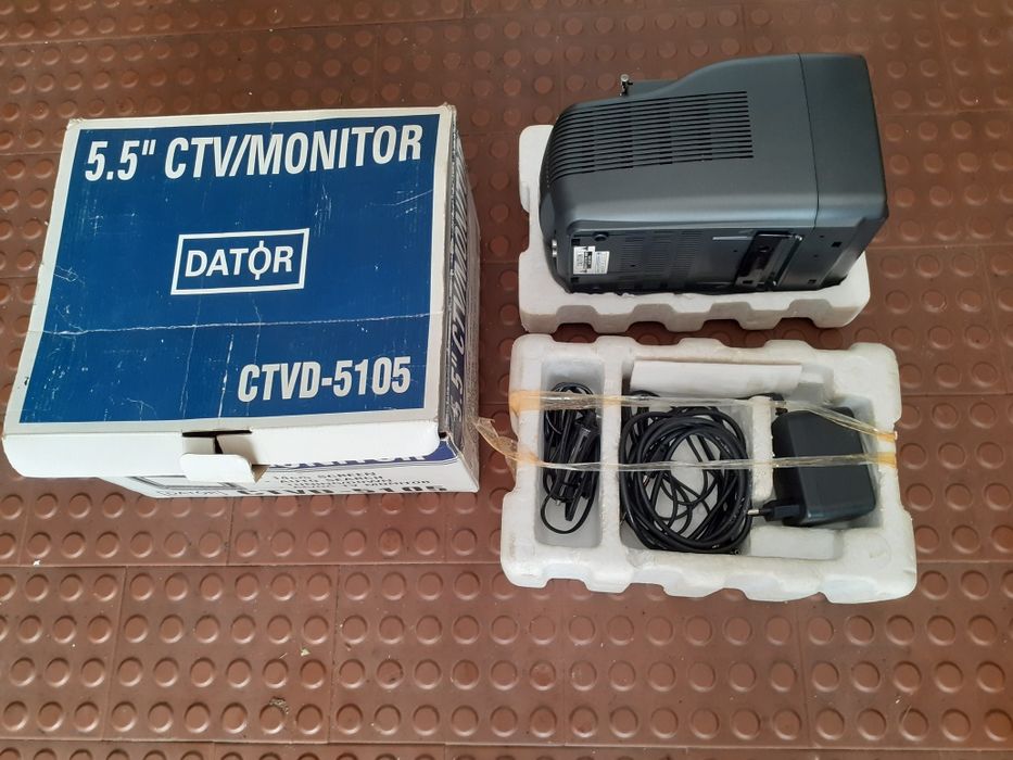 12V Television with Car Cigarette Lighter Adapter and 220V Adapter64298101596034122