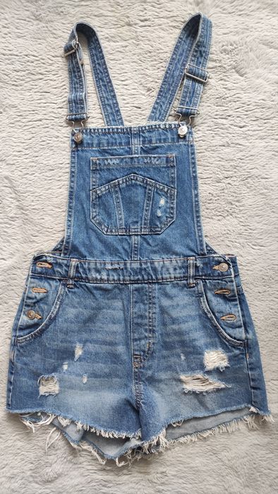 Ogrodniczki jeansowe H & M