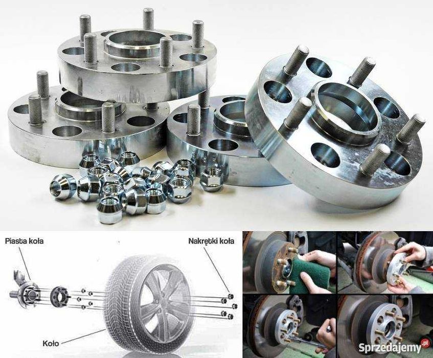 ADAPTERY  DYSTANSE  REDUKCJA do zmiany AUDI na VW  5x112 na 5x100