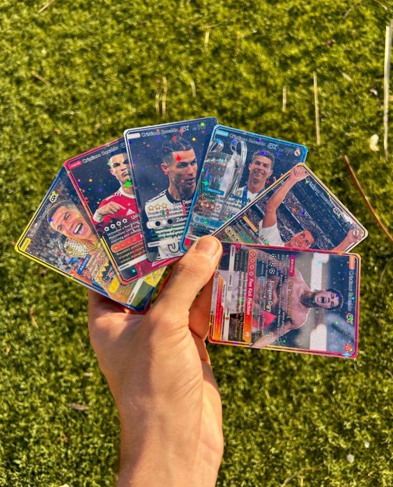 Conjunto de cartas Pokémon do Ronaldo
