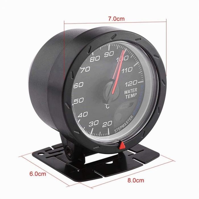12 V 60 mm – wyświetlacz temperatury wody zakres 20–120 C