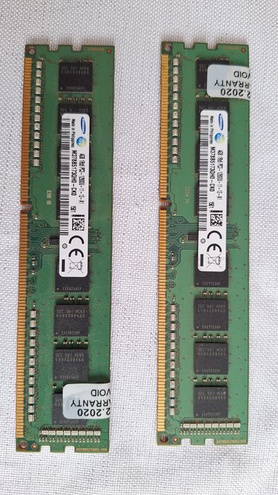Pamięć 2x4GB DDR3 Samsung