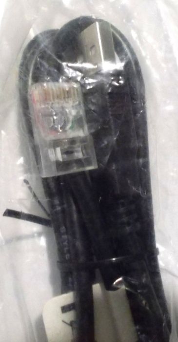 Кабель USB-RJ-45 (10 контактов)  папа-папа