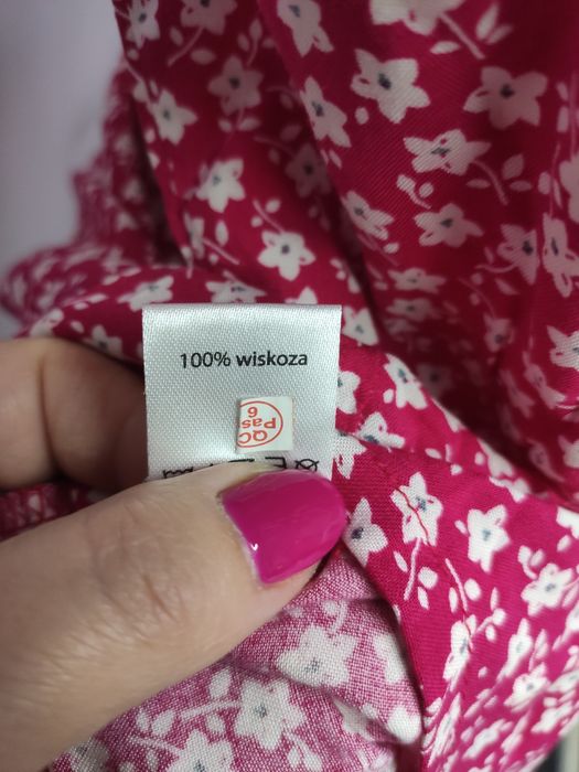 Nowa sukienka kwiaty 100% wiskoza rozmiar XL