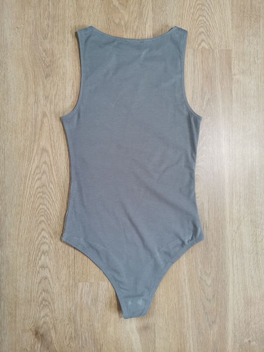 Even&odd body top bez rękawów bawełna szary rozmiar xs 34