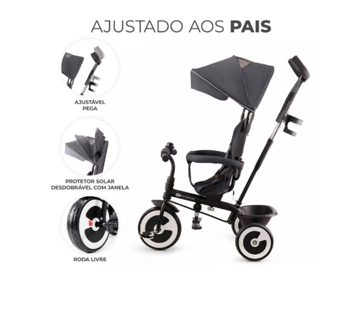 Triciclo 6 em 1 kinderkraft