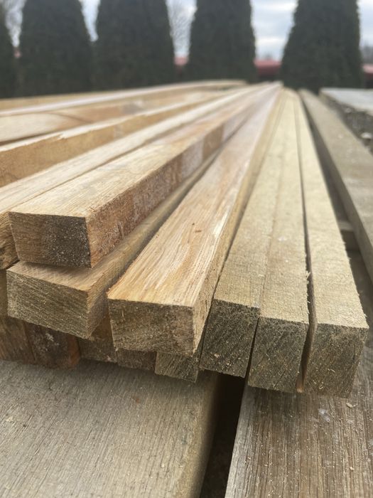 Lamele dębowe 18x30mm listwy listewki dąb słupki przekładki