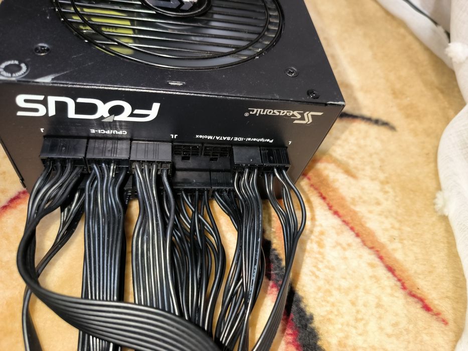 Seasonic Focus GX-1000 1000W 80 Plus Gold Флагман  Еталонні тести  Пломба rtx rx gtx gt mx gaming oc