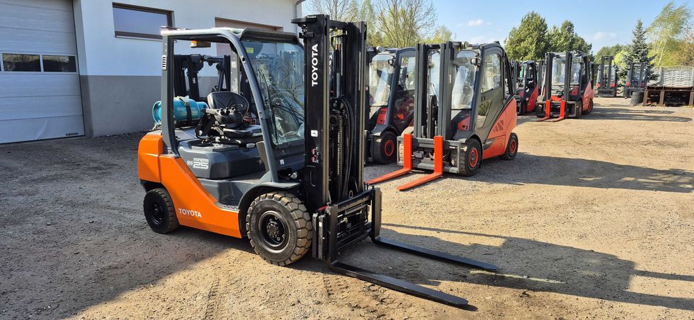 Wózek Widłowy Toyota 8FG25 - Duplex 3.20 m - Tylko 5100 mth  - 4 sekcje - Waga - Stan BDB
