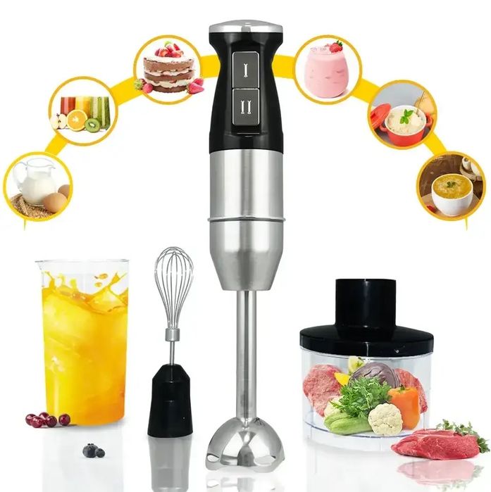 Блендер 4 в 1  BITEK BT-326 міксер кухонний комбайн подрібнювач 800 ВТ