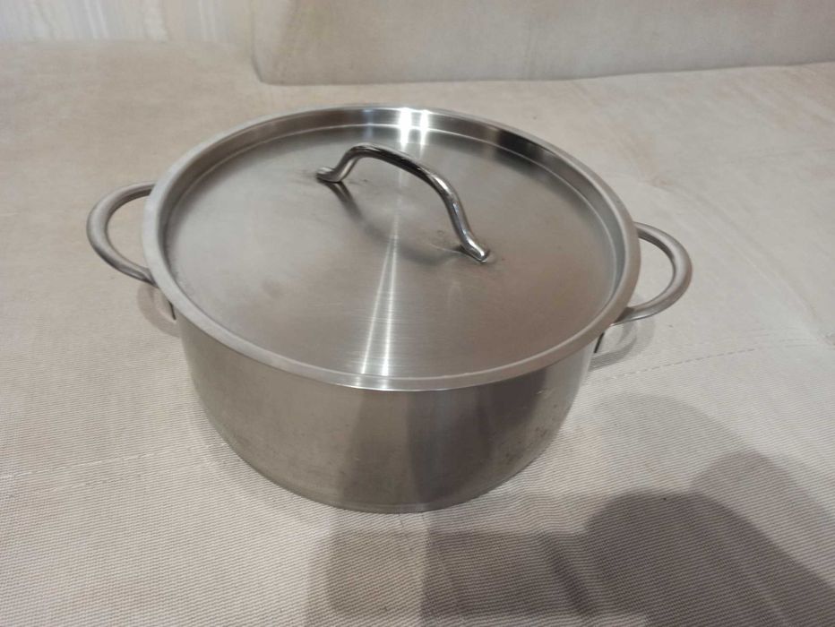 Кастрюля нержавейка 4,5л ,24см NSN 18/8 «Swiss Made»