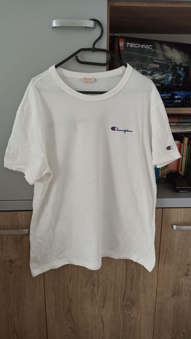 Koszulka męska biała champion vintage