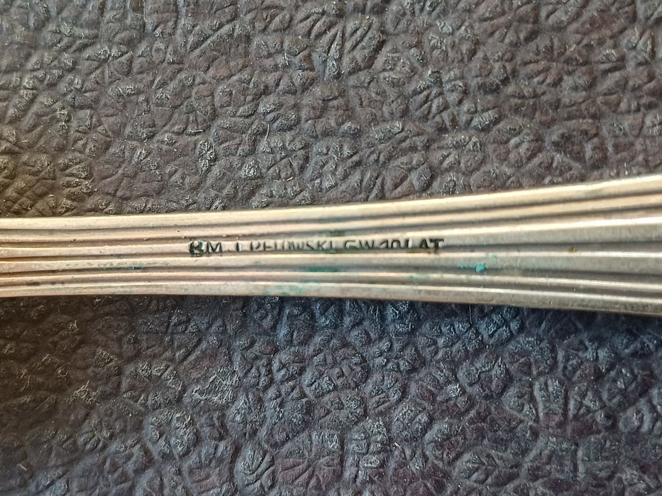 Komplet przedwojennych sztućców Gerlach J.Pelowski.