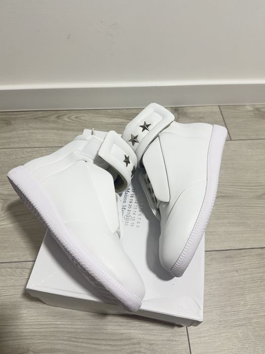 обувь Maison Margiela Future Silver Star White Shoes
