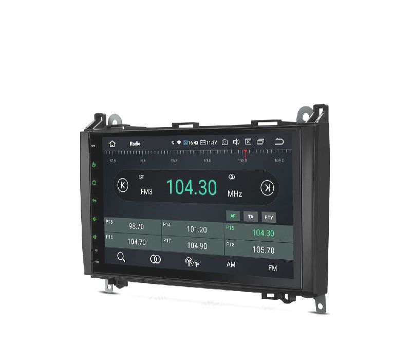 AUTO RADIO GPS ANDROID 14 64GB PARA MERCEDES A 04-12 B 05-11 VITO VIANO 06-14 SPRINTER 06-12