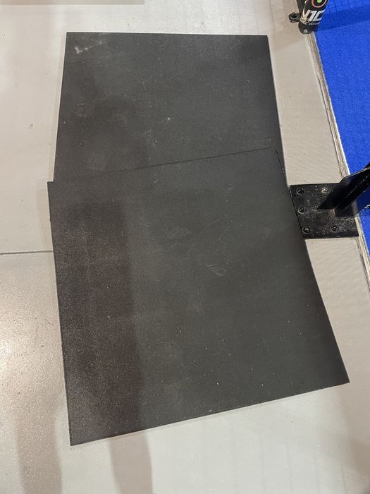 2 Tapetes de borracha 1x1x15mm