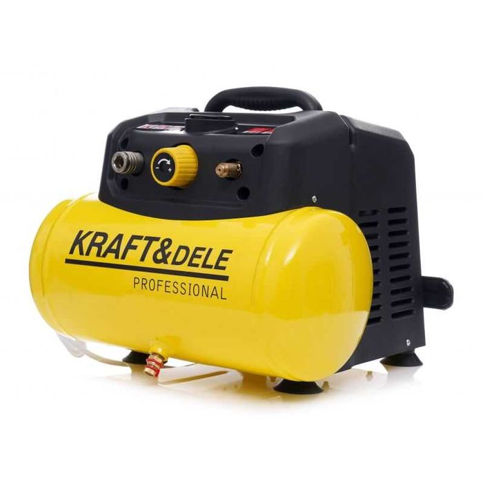 Kompresor bezolejowy 6l sprężarka powietrza 10B 1,5HP pompka