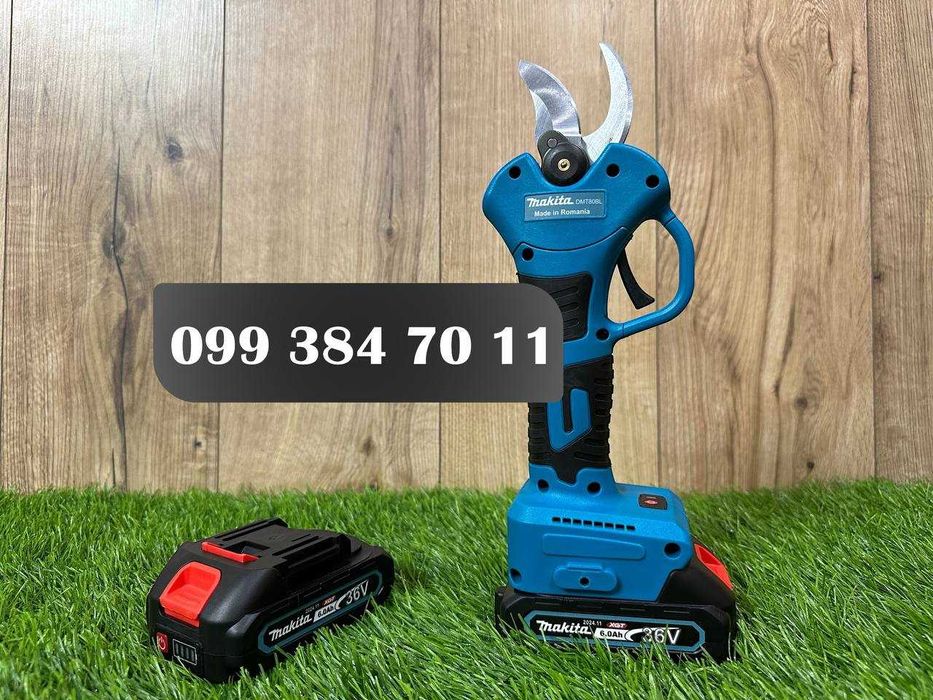 Аккумуляторный Садовый Секатор Макіта DMT80BL Бесщеточные ножницы 36V