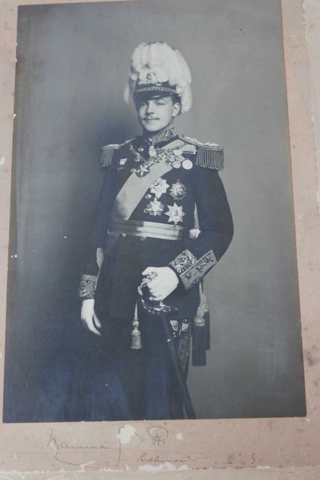 Rei D. Manuel II fotografia e autografo Richmond 1911 grande e rara
