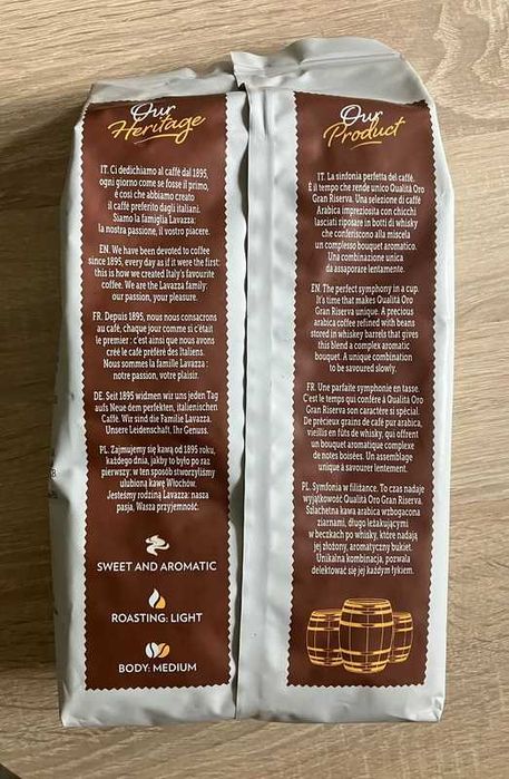 Lavazza Qualita Oro Gran Riserva 100% Arabica 1 kg