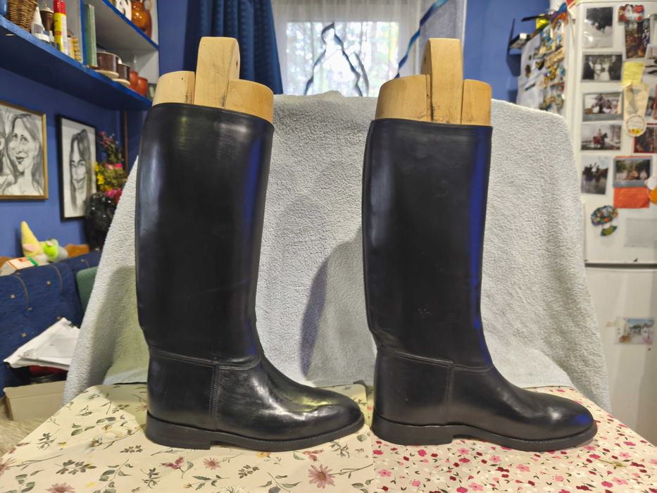 Oficerki buty do jazdy konnej
