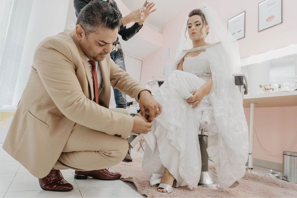 Vestido de Noiva + Véu de Noiva 2 M