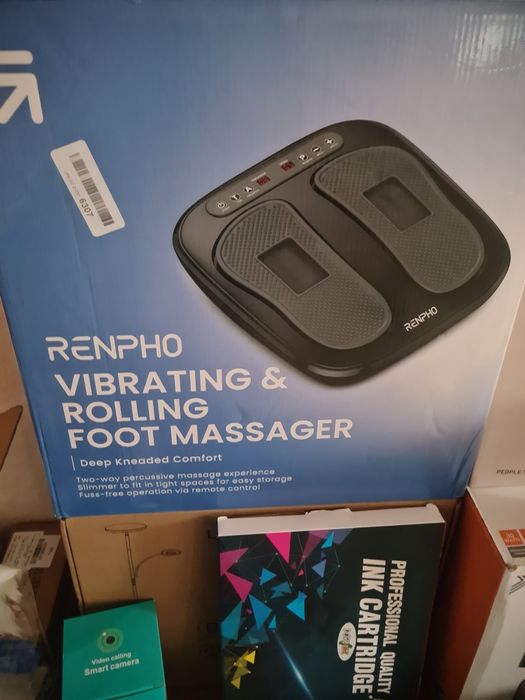 Професійний вібромасажер для ніг RENPHO Vibrating & Rolling Foot Massa