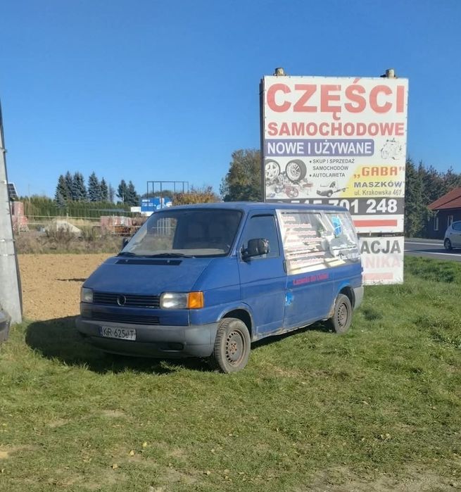 Volkswagen T4 T5 1.9, 2.4, 2.5 skrzynia silnik maska zderzak drzwi klapa szyba lusterko lampa rozrusznik alternat