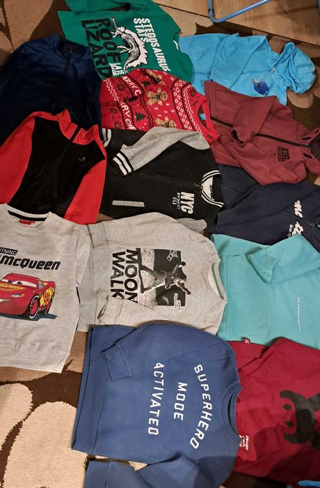 Bluzy reserved,H&M i inne 128 13szt