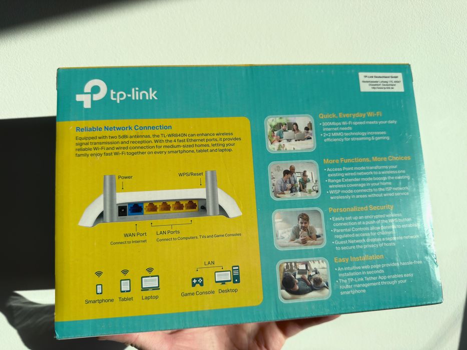 Router TPLink TLWR840N