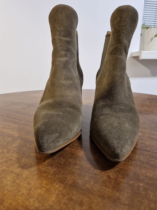 Kendall & Kylie botki zamszowe