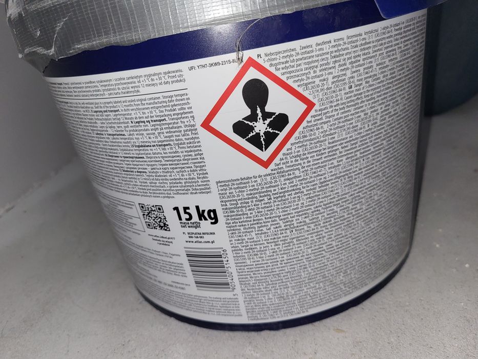 Hydroizolacja szybkoschnąca Atlas Woder E 15 kg