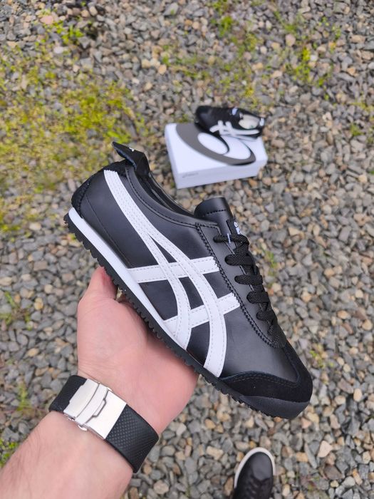 Кросівки Asics Onitsuka Tiger чорні шкіряні р 37-41