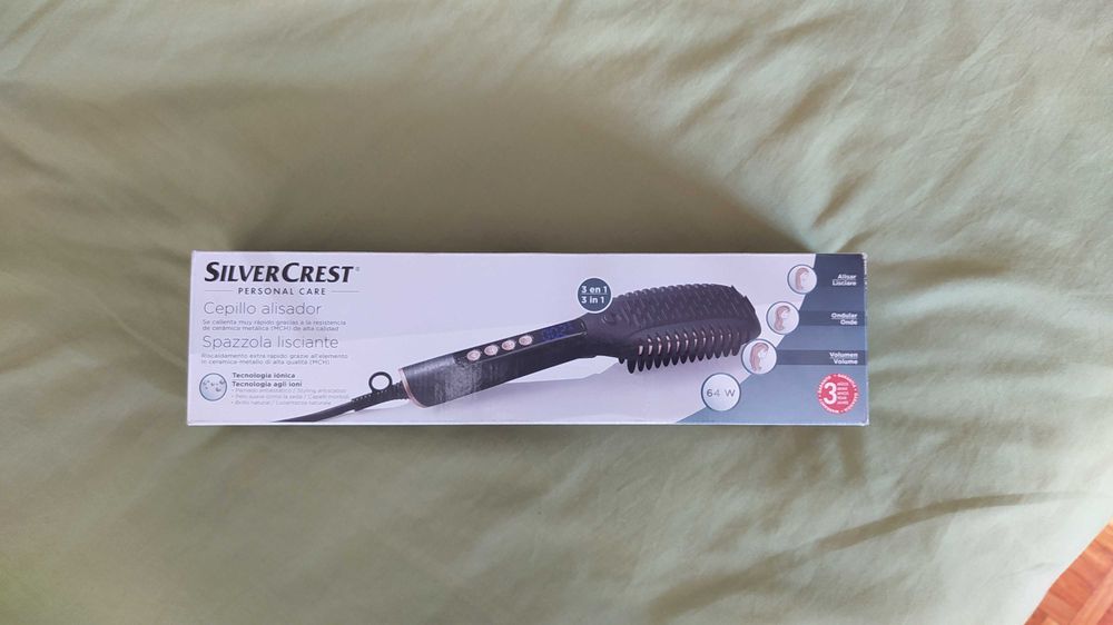 Escova para alisar cabelo Silvercrest NOVA