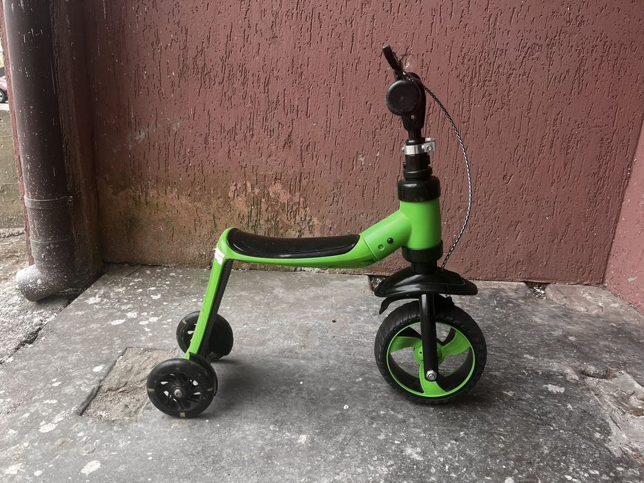 Самокат біговіл 2в1 MoMi ELIOS Green