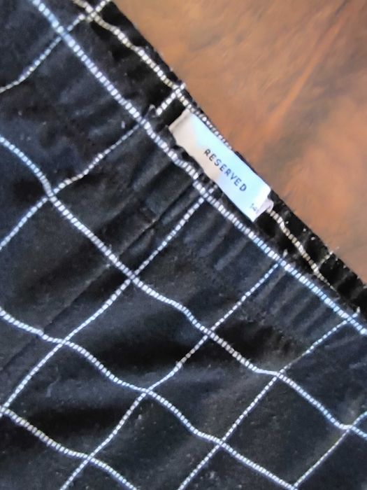 Spodnie w kratę z materiału dla dziewczynki, ReserVeD, rozm. 140