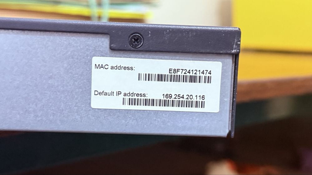 Switch hp 1620-48g470611096147087362