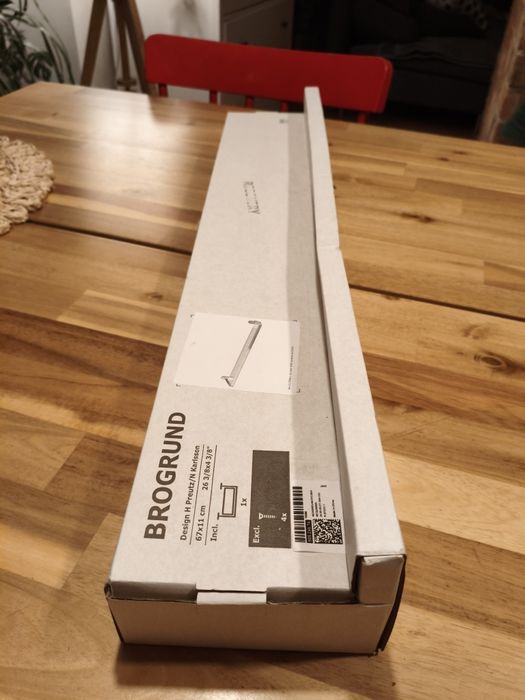 Ikea Brogrund półka szklana